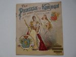 Leent, F.H. van. - Van prinsesje tot Koningin. Een aardig tooverboek. Met versjes.