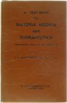 Cowperthwaite - A text-book of materia medica and therapeutics