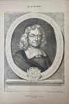 Braakensiek, Johan (1858-1940) - [Original lithograph/lithografie by Johan Braakensiek] Bij een Eeuwfeest (Constantijn Huygens), 30 Augustus 1896, 1 pp.