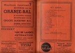 HET COMITE: - Officieel Programma der Feestelijkheden op den Huwelijksdag van het Vorstelijk Bruidspaar H.K.H. Prinses Juliana en Z.H. Prins Bernhard von Lippe — Biesterfeld op Donderdag 7 Januari 1937. Enschede Lonneker