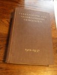 Diverse auteurs - Gedenkboek 1912-1937, uitgegeven door de Vereeniging van Nederlandsche Gemeenten ter gelegenheid van haar vijf en twintig-jarig bestaan op 28 februari 1937