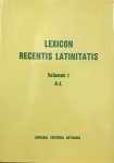 EGGER, Carolus (ed.) - Lexicon Recentis Latinitatis (Volume I&II COMPLEET)