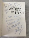 Emile Ratelband - Walking on Fire, gesigneerd
