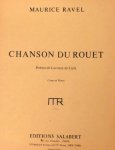 Ravel, Maurice: - Chanson du Rouet. Poème de Leconte de Lisle. Chant et piano Ravel, Maurice: - Chanson du Rouet. Poème de Leconte de Lisle. Chant et piano