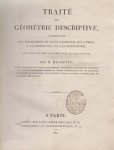 Jean Nicolas Pierre Hachette - Traité de géométrie descriptive, comprenant les applications de cette géométrie aux ombres, à la perspective et à la stéréotomie