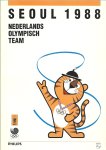 JAN KOOME - Seoul 1988 Nederlands Olympisch Team