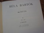 Bartók; Béla (1881–1945) - 44 Duos I - für zwei Violinen; Band 1 (1-25) (voor 2 violen) Bartók; Béla (1881–1945) - 44 Duos I - für zwei Violinen; Band 1 (1-25) (voor 2 violen)
