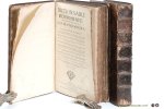 Chomel, Noel. - Dictionnaire oeconomique, contenant divers moyens d'augmenter son bien, et de conserver sa santé. [ 2 volumes ].