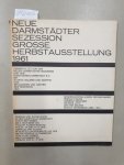 Kunstverein Darmstadt: - Neue Darmstädter Sezession. Grosse Herbstausstellung 1961.