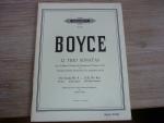 William Boyce - Trio Sonata No.6 B dur   -   voor 2 violen, cello, klavecimbel, piano (orgel)