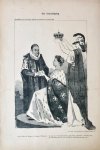 Braakensiek, Johan (1858-1940) - [Original lithograph/lithografie by Johan Braakensiek] Ter Inhuldiging, 4 September 1898, 1 pp.