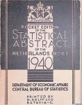 Various - Pocket edition of the Statistical Abstract of the Netherlands Indies 1940 (with comparative data for 1939 of earlier)