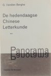 Gaby Vanden Berghe - De hedendaagse Chinese letterkunde II