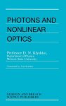 Klyshko - Photons and Nonlinear Optics