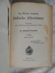 Josephus, Flavius / Clementz. - Jüdische Altertümer - Judische Altertumer--- Übersetzt und mit Einleitung und Anmerkungen versehen von Dr. Heinrich Clementz, Zwei teilen (Buch I-X und Buch XI - XX) im 2 Bande