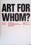 Cork, Richard - Art for Whom? An Exhibition selected by Richard Cork
