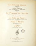 Rameau, Jean-Philippe: - Oeuvres Complètes publiées sous la direction de C. Saint-Saëns; Tome XI