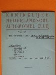  - Koninklijke Nederlandsche Automobiel Club, KNAC