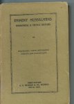 Natesan, G.A. - Eminent Mussalmans.  Biographical & Critical Sketches of Statesmen, Poets, Reformers, Jurists and Politicians
