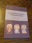 Meurs, Inge van - Intergenerational Transmission of Child Problem Behavior