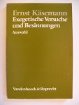 Kasemann Ernst - Exegetische Versuche und Besinnungen  -Auswahl-