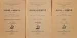 Faral, Edmond - La Légende arthurienne. Études et documents. Première partie. les Plus Anciens Textes: 3 Volumes: T. 1. Des origines à Geoffroy de Monmouth. T. 2. Geoffroy de Monmouth. La Légende arthurienne à Glastonbury. T. 3. Documents