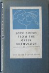 Clercq, Jacques le (vertaling) - Love poems from the Greek anthology Clercq, Jacques le (vertaling) - Love poems from the Greek anthology