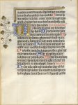  - 15th century manuscript leaf Dutch on vellum (framed)