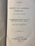 [N.N.] - Orde der feest- en lijdensteksten, zoo als die jaarlijks in de Nederduitsch-hervormde gemeente van ’s Gravenhaeg gepredikt worden. Achtste, geheel omgewerkte druk, De Gebroeders van Cleef, ’s Gravenhage, 1859, 160 pp.
