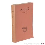 Plaute / Ernout, Alfred - Plaute Tome I. Amphitryon – Asinaria – Aulularia. Texte établi et traduit. Collection des Universités de France (Budé)