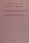 Runte, Hans R. & Roseann Runte (eds.). - Oralité et littérature - Orality and literature. Actes du XIème congres (...) - Proceedings (...) 1985