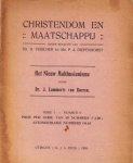 LAMMERTS VAN BUEREN, J. - Het Nieuw Malthusianisme. Christendom en Maatschappij serie 1, nr. 9.