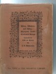 Symonds, John Addington - Wine, women and song. Medaeval Latin Students'songs now first translated into English