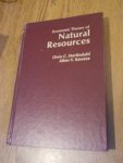 Herfindahl, O; Kneese, A. - Economic theory of natural resources