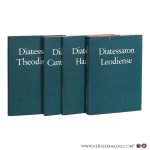 Bruin, C.C. de / Gerhardt, Christoph. - Diatessaron Leodiense / Het Luikse Diatessaron, Diatessaron Haarense / Het Haarense Diatessaron, Diatessaron Cantabrigiens / Het Diatessaron van Cambridge, Diatessaron Theodiscum / Das Leben Jesu [ 4 volumes ].