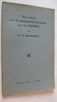 Heemskerk Mr. Th. - Een woord over de genummerde driestarren van Dr. Kuyper