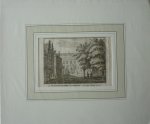 Spilman, Hendrik - De Staaten Kamer te Utrecht van S. Jans Kerkhof te zien. Originele kopergravure