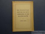 Heyde, Ludwig. - De positie van den Duitschen arbeider in de maatschappij.