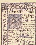 Delaware - 1776 Colonial Note, Five Shillings, Delaware