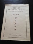 Reginald Horace Blyth - Zen in English Literature and Oriental Classics Reginald Horace Blyth - Zen in English Literature and Oriental Classics