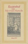 M. Losecaat Vermeer-Veegens - Receptenboek van mevrouw marselis