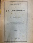 GROENEWEGEN, H.Y., - Levensbericht van J.H. Groenewegen.