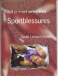 Sarah Lennard-Brown - Sportblessures