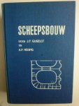 Gugelot, J.F./ Helwig, A.P. - - leerboek voor koopvaardij-officieren; Scheepsbouw  , compleet met 11 platen