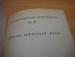 Lenaerts, Dr. R.B.M. - Johann Sebastian Bach - drie voordrachten