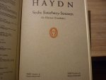 Haydn; Franz Joseph (1732-1809) - Sammlung leichter Klavierstucke  //  Sechs Sonatinen  //  Esterhazy-Sonaten - Heft I en Heft II