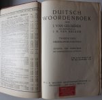 Gelderen I van, Beckum J H van - Duitsch woordenboek Tweede deel Nederlandsch-Duitsch