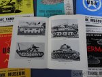 N/A. - The Royal Armoured Corps Tank Museum Bovington Camp. - 6 publications. 1) Tanks. The Second World War 1940-1946. 2) British Tanks 1946-1970. 3) Tanks of other Nations: USA. 4) Tanks of other Nations: Germany. 5) Tanks of other Nations: USSR. 6) Tanks of other Nations: France.