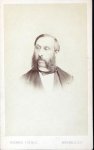 Elewyck, Xavier van: - [Carte-de-visite Fotografie] Brustbild en face
