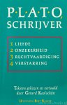 PLATO - Plato, schrijver. Liefde. Onzekerheid. Rechtvaardiging. Verstarring. Teksten gekozen en vertaald door G. Koolschijn.